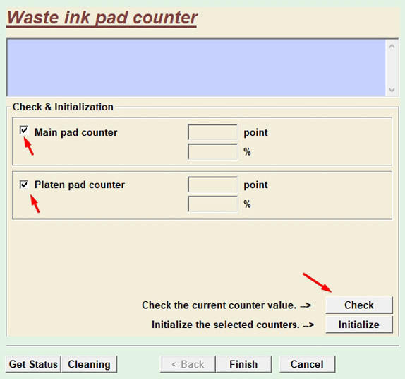 Using Epson L3115 Adjustment Program Step 5