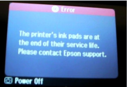 Epson XP 750 Service Required