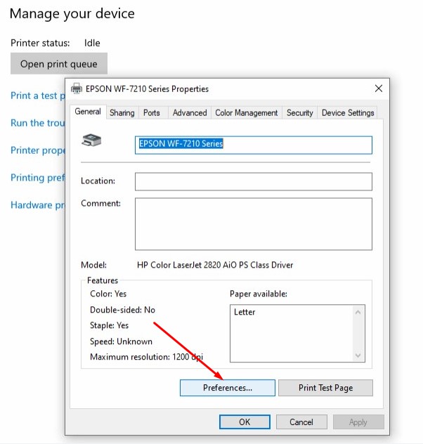 disable epson monitor step 2