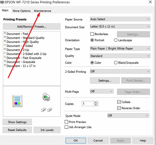 disable epson monitor step 3