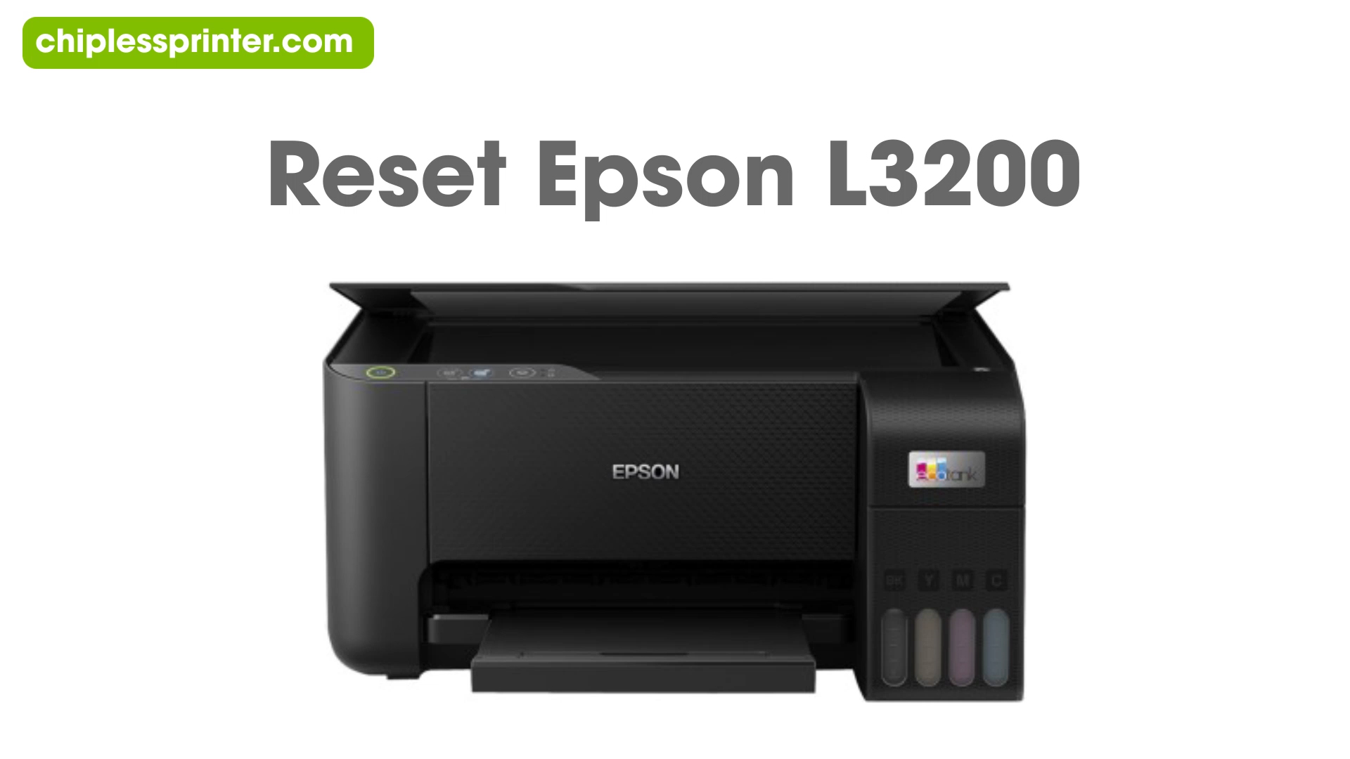 Key Reset Epson L Working Tutorial Video Chipless Printers