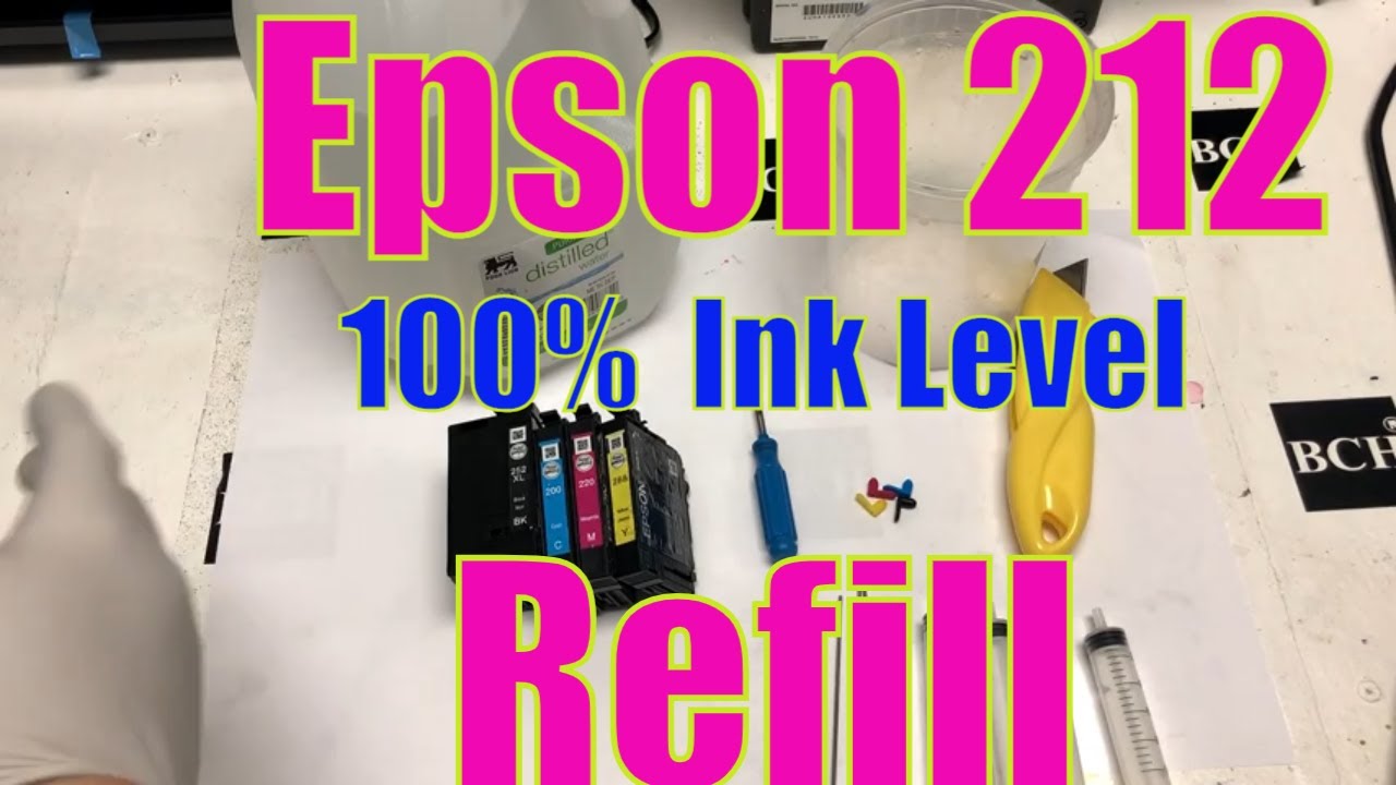 Guide How To Replenish Epson 212 Ink Cartridges And Reset Ink Levels For T212 Workforce Wf 2850 4668