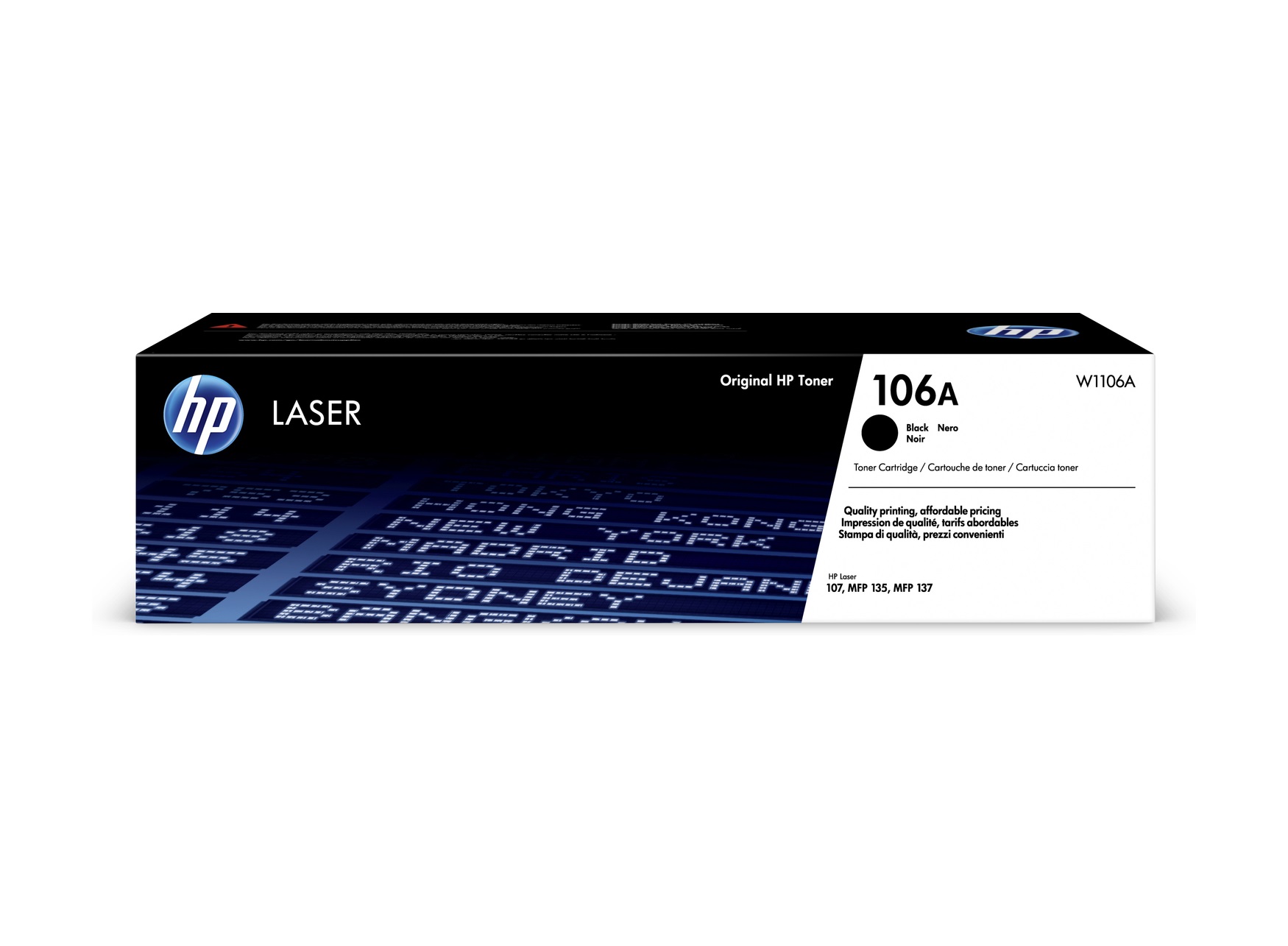 HP 107W Toner Cartridge Code