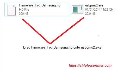 Run Firmware Fix Samsung ML-2160W