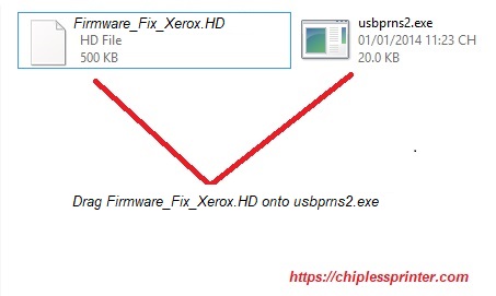 Run Firmware Fix Xerox B205